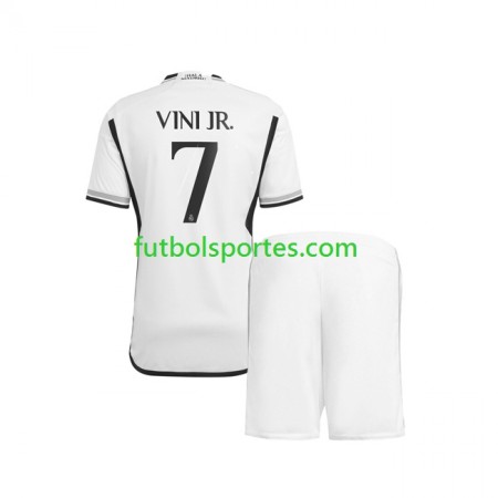 Camiseta Real Madrid Vinicius Junior 7 Niño Primera Equipación 2023/2024